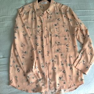 Elodie Button Down Flower Top